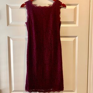 Adrianna Papell Sleeveless Lace Dress